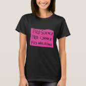 T-shirt Lutte Pro Science Pro Choice Pro (Devant)