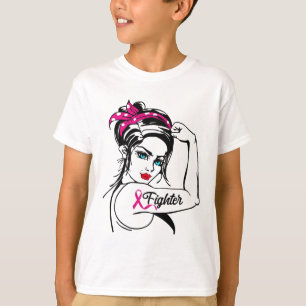 T-shirt Lutte Rosie Le Riveter Sensibilisation au cancer d