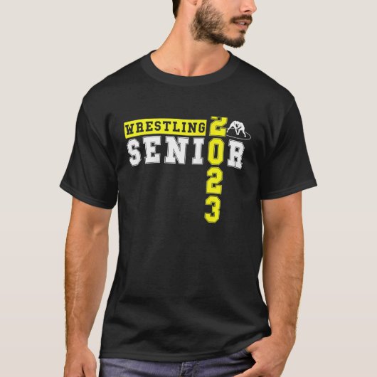 T-shirt Lutte Senior Night Graduation Senior 2023 Wres (Devant)