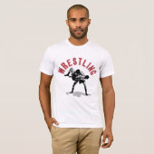 T-shirt Lutte vintage (Devant entier)