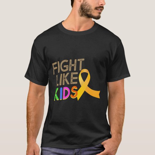 T-shirt Lutter comme les enfants Mois de sensibilisation a (Devant)