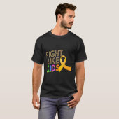 T-shirt Lutter comme les enfants Mois de sensibilisation a (Devant entier)