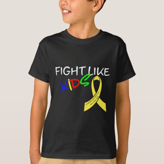 T-shirt Lutter comme les enfants Mois de sensibilisation a (Devant)