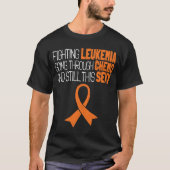 T-shirt Lutter Contre La Leucémie En Passant Par Chemo Enc (Devant)