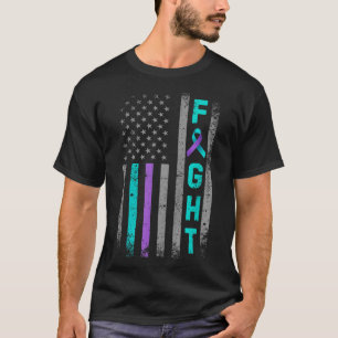 T-shirt Lutter contre la prévention du suicide, ruban du d