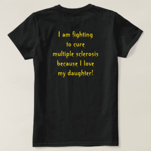 T-shirt Lutter contre la sclérose en plaques pour ma fille
