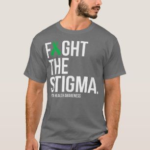 T-shirt Lutter contre la Stigma Green Ribbon Mental Health