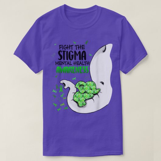 T-shirt Lutter Contre La Stigma Sensibilisation À La Santé (Design devant)
