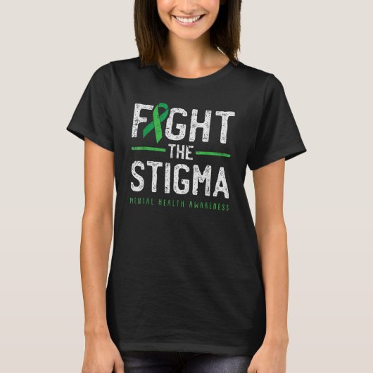 T-shirt Lutter Contre La Stigma Sensibilisation À La Santé (Devant)