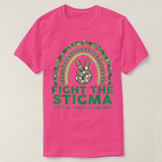 T-shirt Lutter contre la stigmatisation Mois de sensibilis (Design devant)