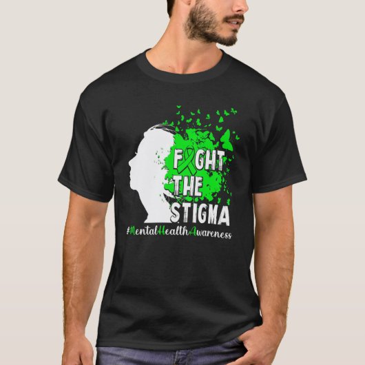T-shirt Lutter contre la stigmatisation Sensibilisation à (Devant)