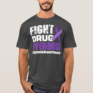 T-shirt Lutter contre la surdose de drogue Sensibilisation