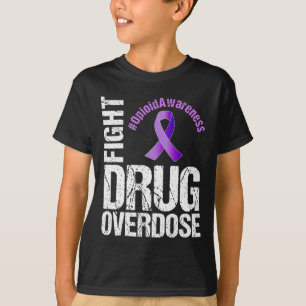 T-shirt Lutter contre la surdose de drogue Sensibilisation