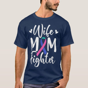 T-shirt Lutter contre le cancer de la thyroïde Sensibilisa