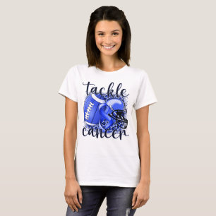 T-shirt Lutter contre le cancer du côlon Football Thème
