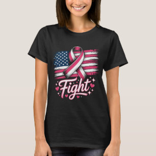 T-shirt Lutter Contre le cancer du sein Sensibilisation Pi