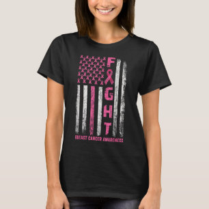 T-shirt Lutter Contre le cancer du sein Sensibilisation Pi