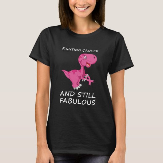 T-shirt Lutter Contre Le Cancer Et Encore Fabuleux Cancer  (Devant)
