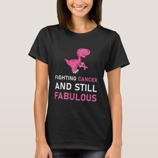 T-shirt Lutter Contre Le Cancer Et Encore Fabuleux Cancer  (Devant)