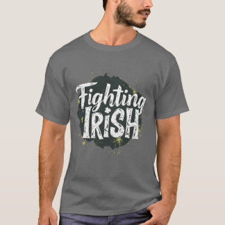 T-shirt Lutter contre le football Vintage irlandais pour l