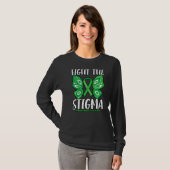 T-shirt Lutter contre le papillon Stigma Sensibilisation à (Devant entier)