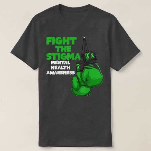 T-shirt Lutter contre le Ruban vert Stigma Boeing Santé me (Design devant)