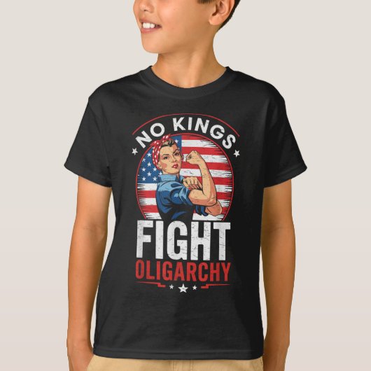 T-shirt Lutter contre le signe de protestation de l'oligar (Devant)