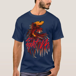 T-shirt Lutter contre moi propriétaire d'aquarium Betta Co