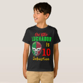 T-shirt Lutter Luchador Personnalisé Garçon d'anniversaire (Devant entier)