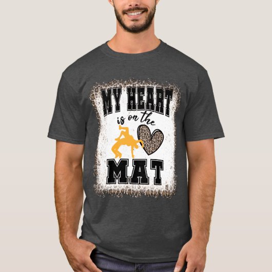 T-shirt Lutter Mère Bleached Empreinte de léopard fille (Devant)