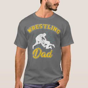 T-shirt Lutter papa Wrestler Man Mari de bataille