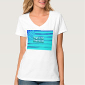 T-shirt Lutter pour la liberté (Devant)