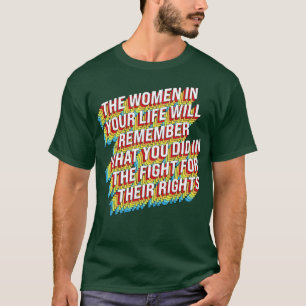T-shirt Lutter Pour Les Droits Des Femmes