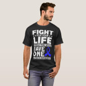T-shirt Lutter Pour Votre Soutien Vie Alopecia Sensibilisa (Devant entier)
