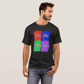 T-shirt Lutter Sport Colorful Pop Art (Devant entier)