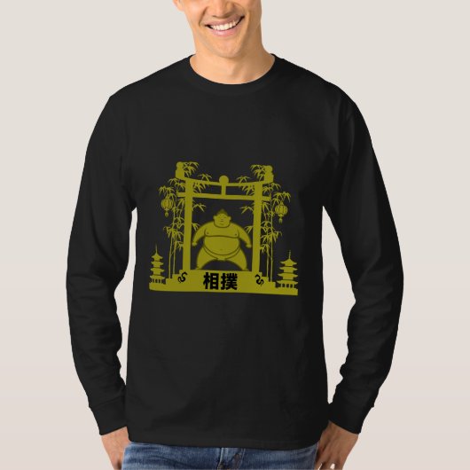 T-shirt lutteur de sumo (Devant)