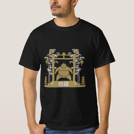 T-shirt lutteur de sumo (Devant)