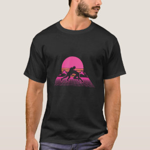 T-shirt Lutteur rétro des années 80