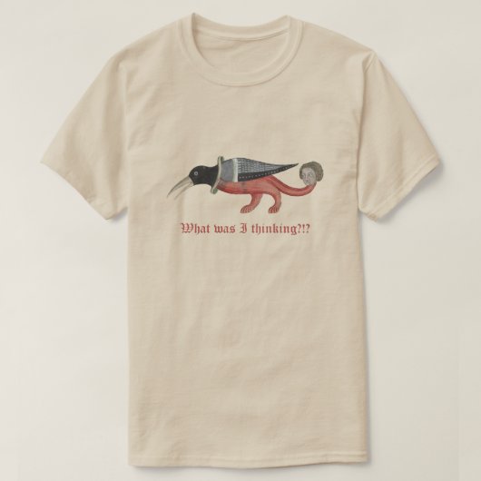 T-shirt Luttrell Psalter "Magpie" (Design devant)