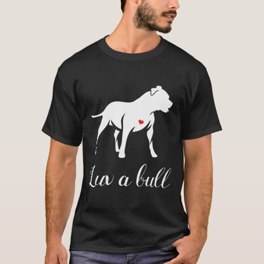 T-shirt Luv A Bull Pitbull Dog (Devant)