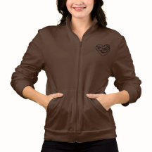 Luvin Armoiries Coeurs seulement Jogger Femme Flee