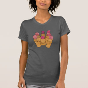 T-shirt Luxe Lipstick Kiss