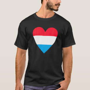 T-shirt Luxembourg Drapeau Luxembourg Voyage Luxembourg Lu