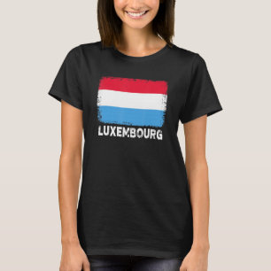 T-shirt Luxembourg Drapeau Support Luxembourgeois Femmes