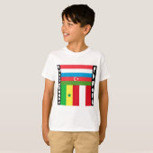 T-shirt Luxembourg et Galiru (Devant entier)