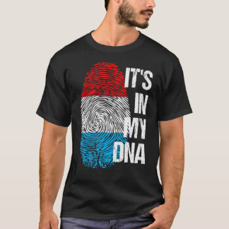 T-shirt Luxembourg Pays Drapeau Adn Racines Héritage Pride