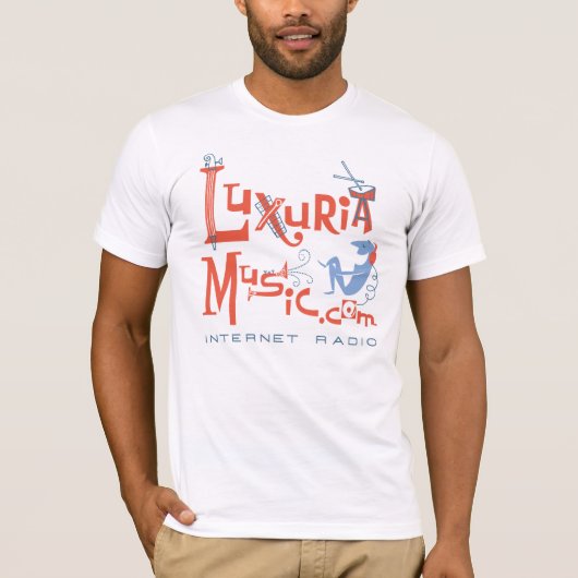 T-shirt LuxuriaMusic - Bella Canvas (Devant)