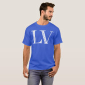 T-shirt LV 55 FiftyFive chiffre romain rétro (Devant entier)