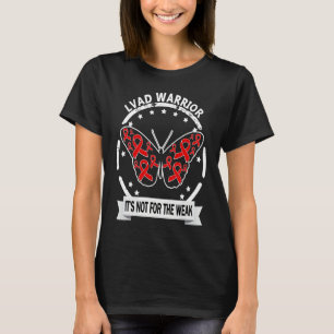 T-shirt LVAD Warrior journée du ruban rouge inspirante