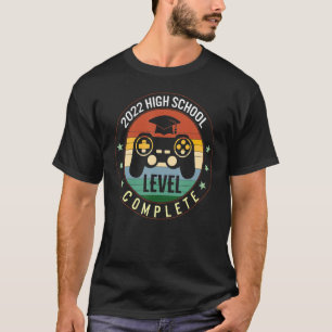T-shirt Lycée 2022 Niveau de diplôme Vidéo complète G